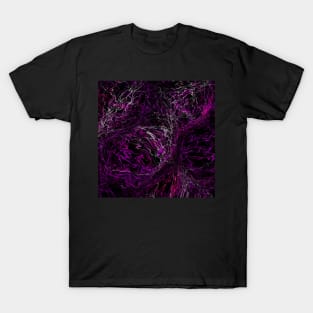 Vivid purple abstract T-Shirt